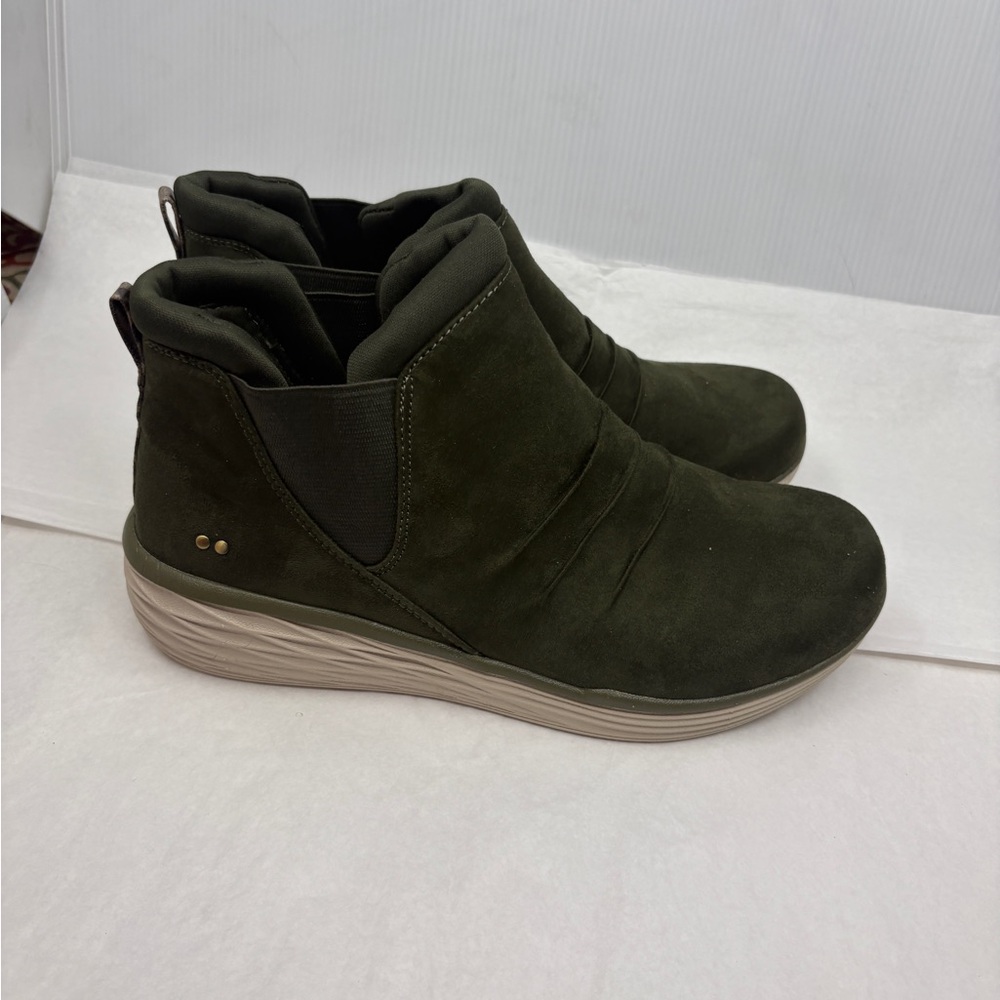 Ryka NEW Water Repellent Wedge Ankle Boots Niah Animal Black  Comfort 11